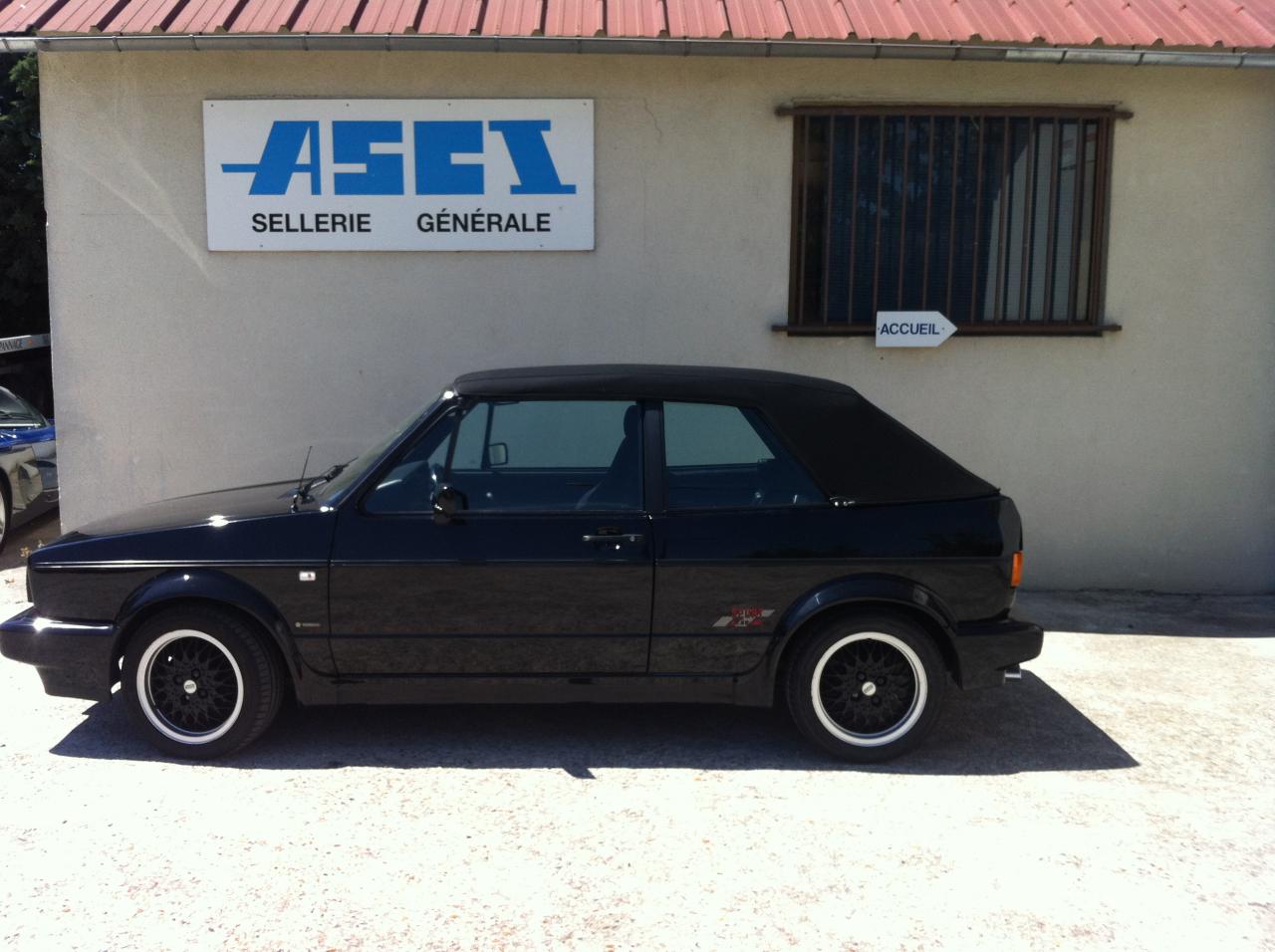 Changement capote vw golf 1 alpaga