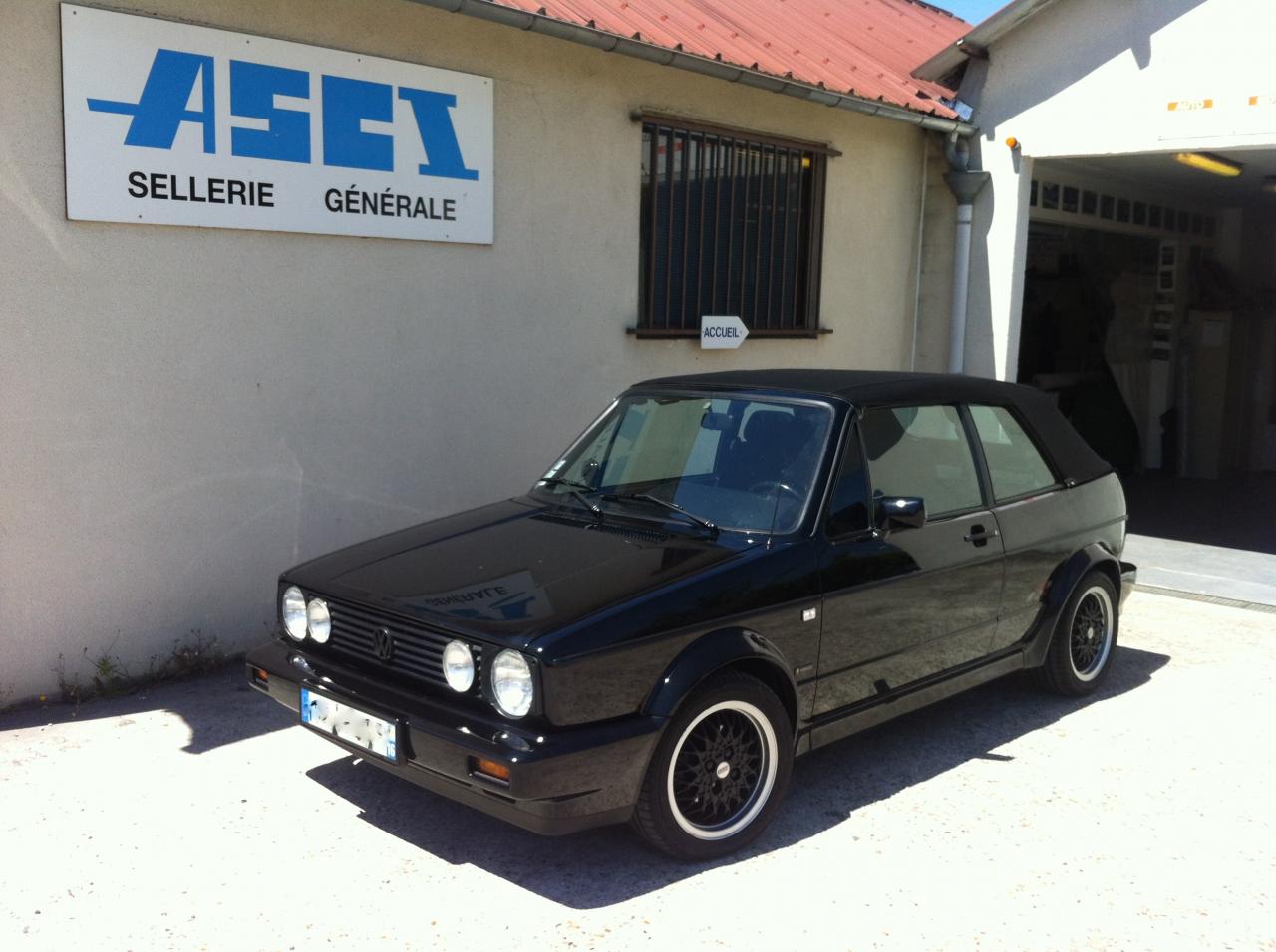 Changement capote vw golf 1