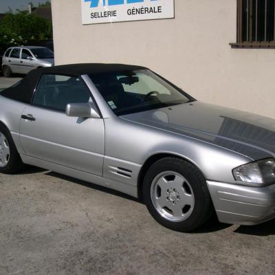 Changement capote mercedes sl