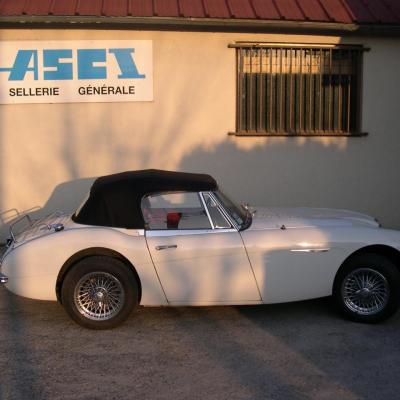 Changement capote austin healey