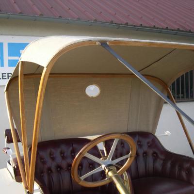 Réalisation sur mesure capote renault type