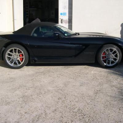 Changement capote dodge viper