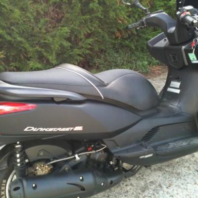 réalisation selle de scooter kymco