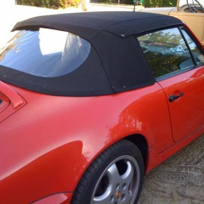 Changement capote PORSCHE 911 modele 964